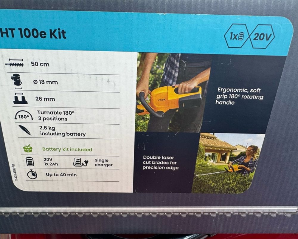 ATCO STIGA HT 100E KIT STIGA HEDGE TRIMMER