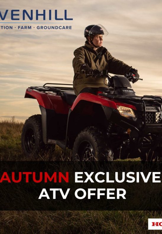 AUTUMN EXCLUSIVE HONDA ATV OFFER